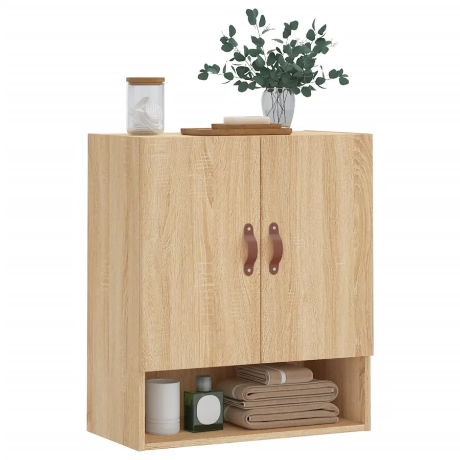 Armoire murale chêne sonoma 60x31x70 cm bois d'ingénierie - 3