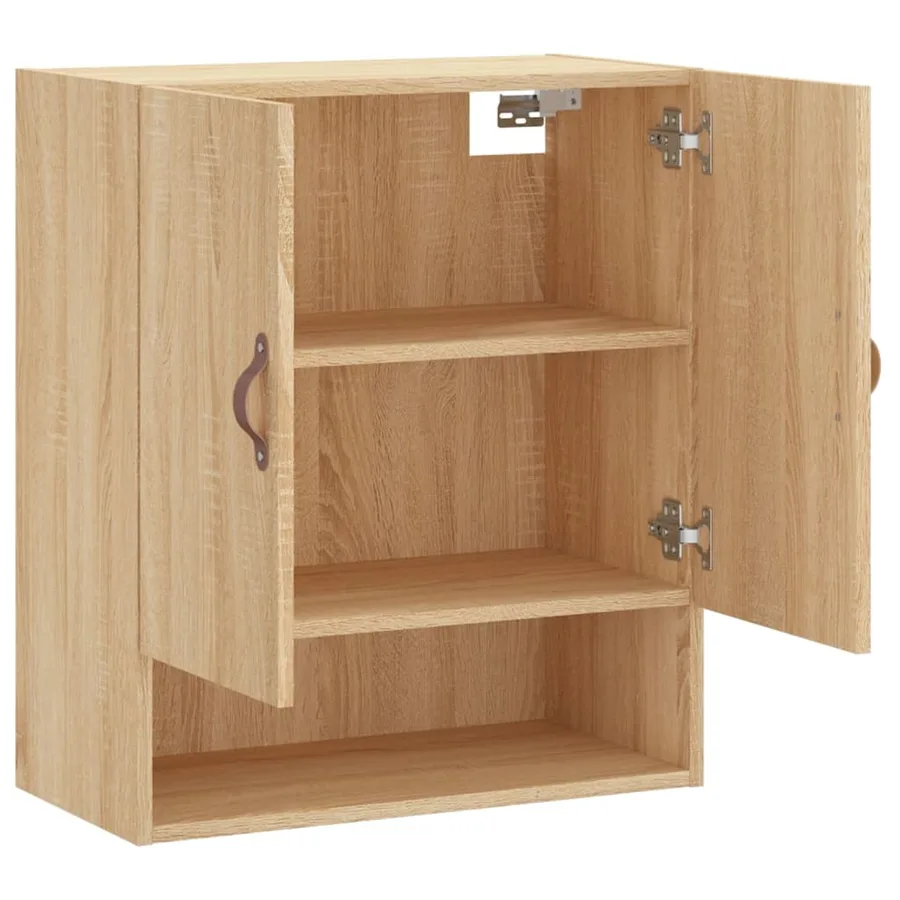 Armoire murale chêne sonoma 60x31x70 cm bois d'ingénierie - 6