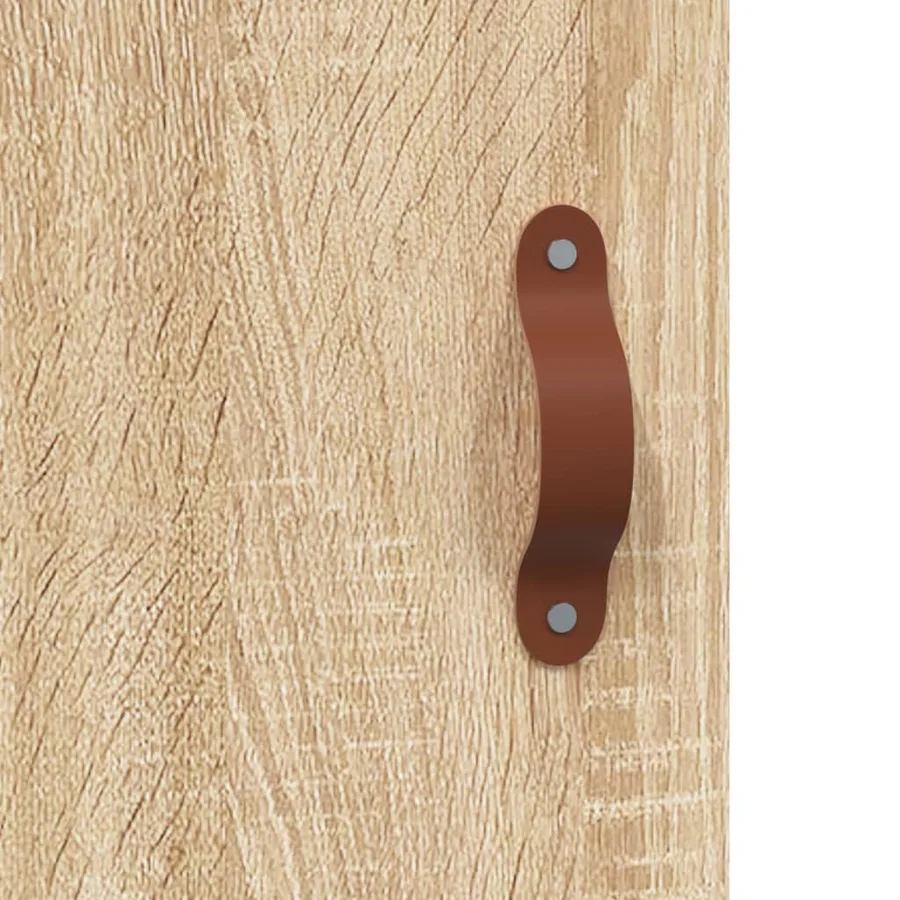 Armoire murale chêne sonoma 60x31x70 cm bois d'ingénierie - 9