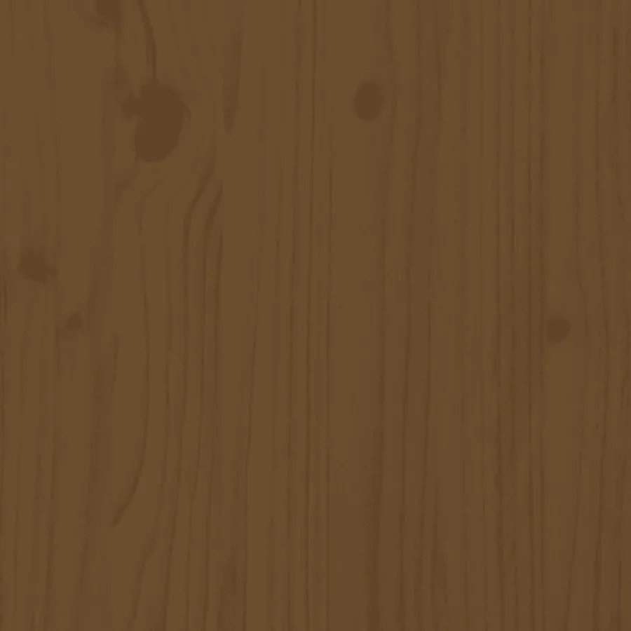 Coiffeuse Marron miel 95x50x134 cm Bois de pin massif - 9