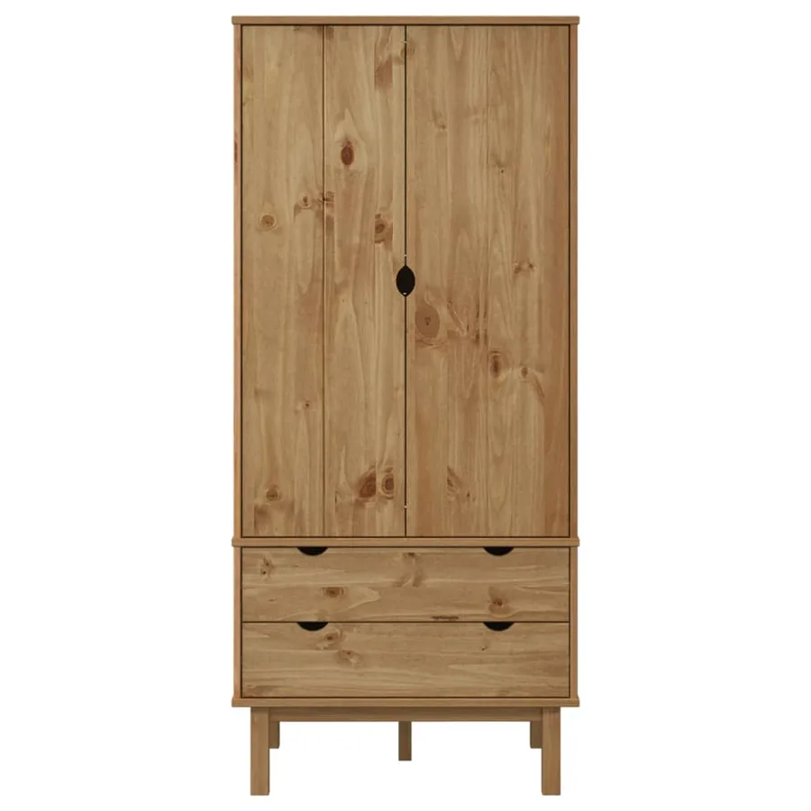 Garde-robe OTTA 76,5x53x172 cm Bois massif de pin - 3