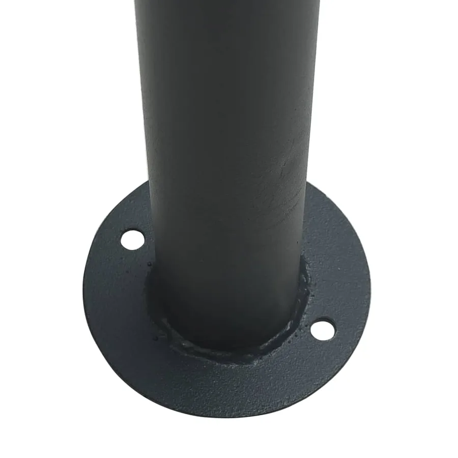 Tente à auvent anthracite 3x3 m acier et tissu - 7