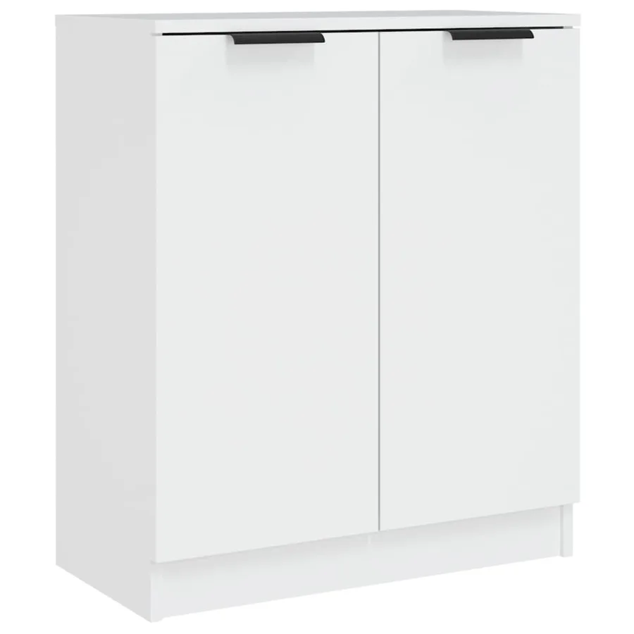 Buffet Blanc 60x30x70 cm Bois d'ingénierie - 2