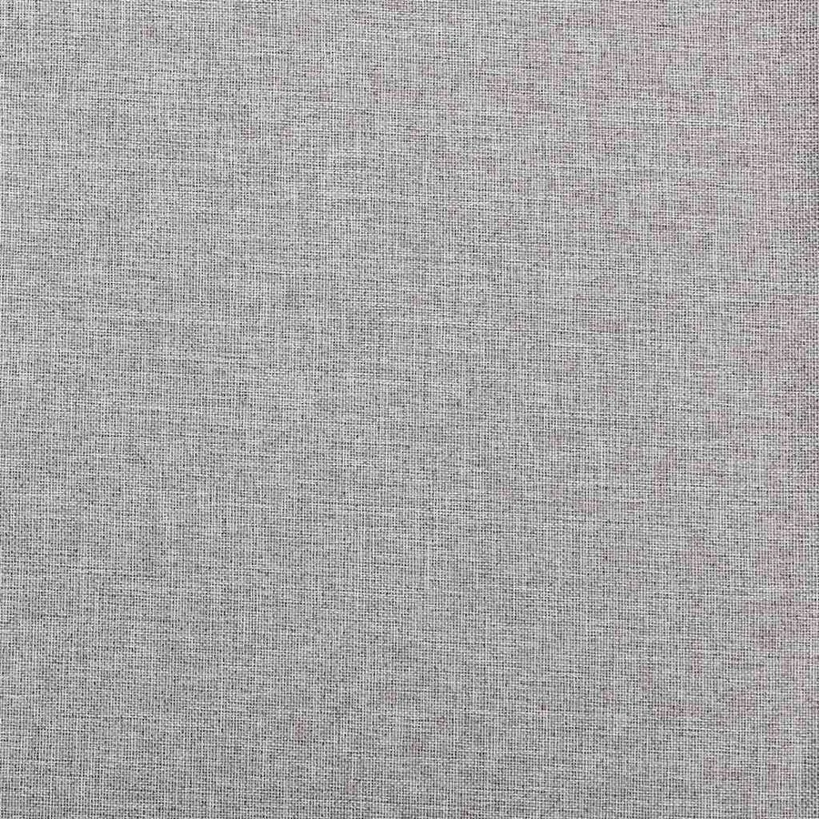 Rideau occultant d'aspect de lin avec crochets Gris 290x245 cm - 4