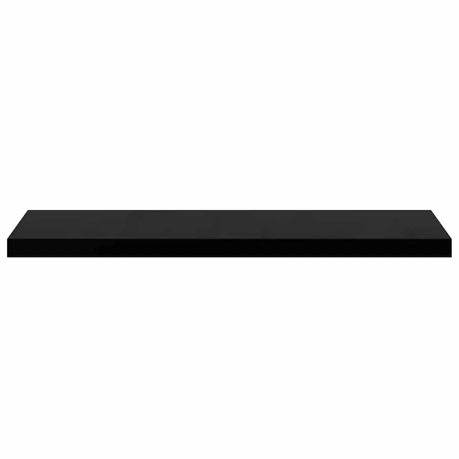 Étagères murales flottantes 4 pcs noir 90x23,5x3,8 cm MDF - 7