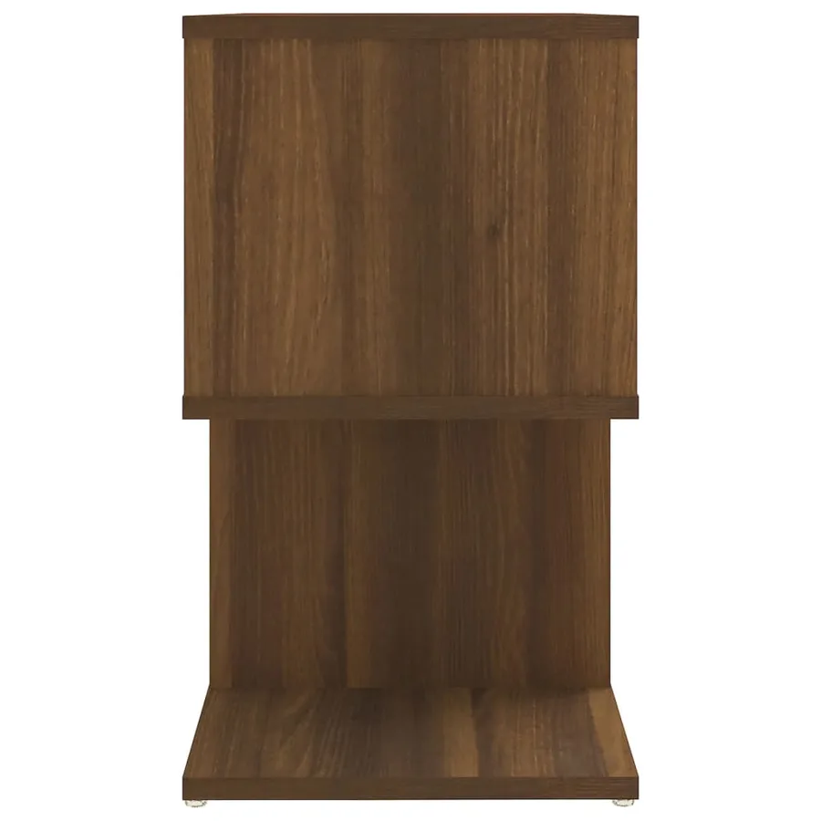 Table de chevet Chêne marron 50x30x51,5 cm Bois d'ingénierie - 5