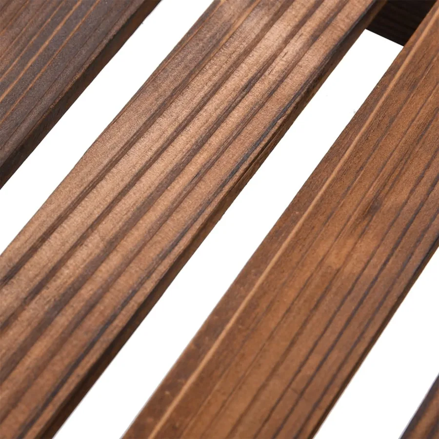 Support à fleurs 81x25x75,5 cm bois massif de sapin - 7