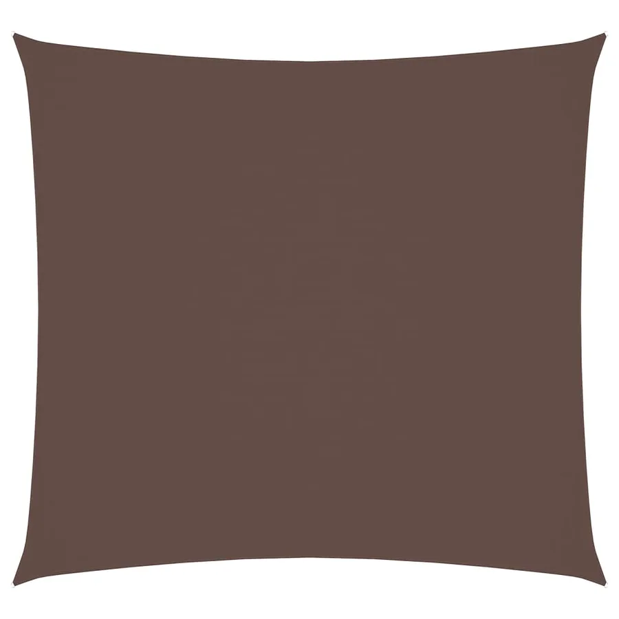Voile de parasol tissu oxford carré 2x2 m marron - 2