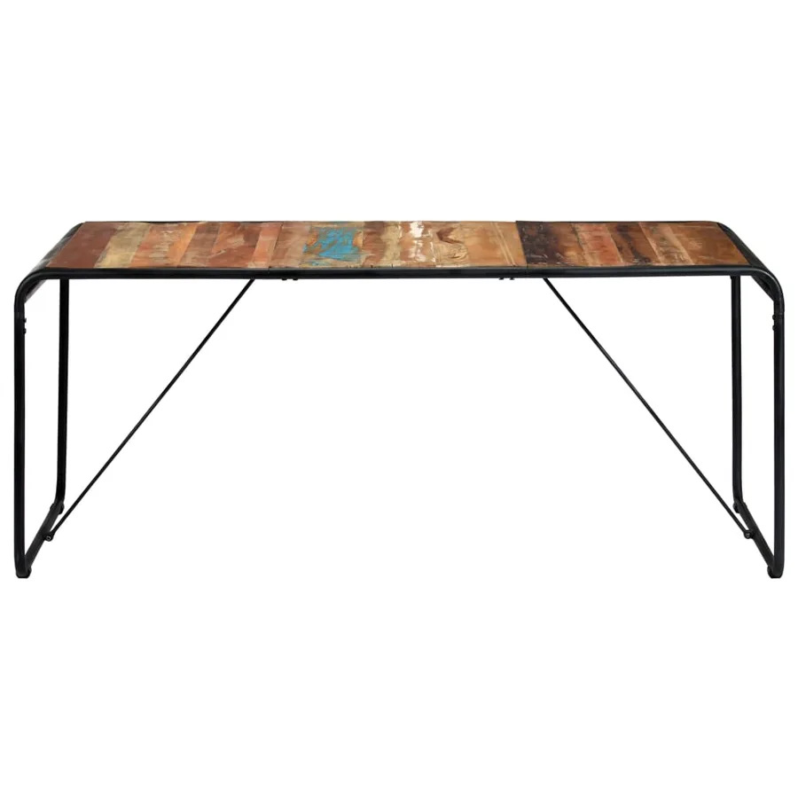 Table à manger 180x90x76 cm Bois de récupération massif - 2