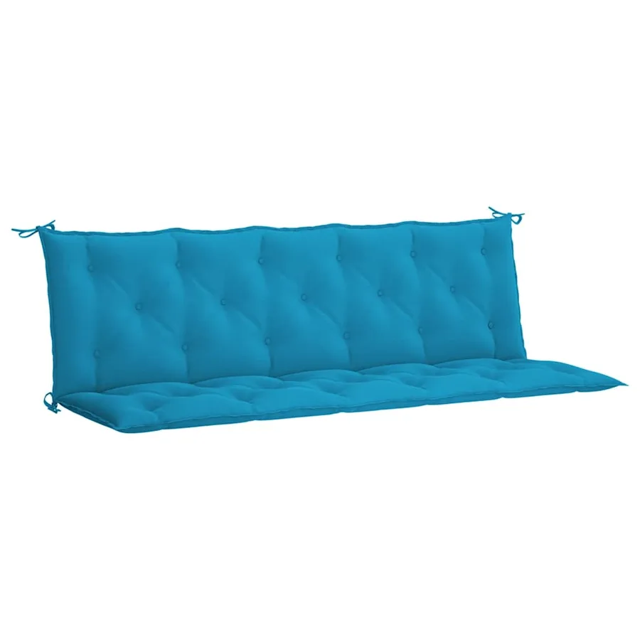 Coussin de banc de jardin bleu clair tissu oxford - 2