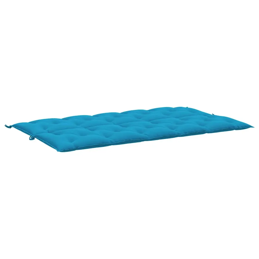 Coussin de banc de jardin bleu clair tissu oxford - 4