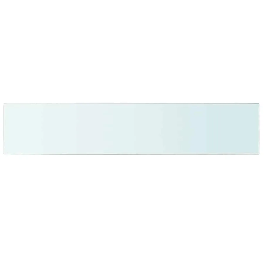 Panneau pour étagère Verre transparent 100 x 20 cm - 2