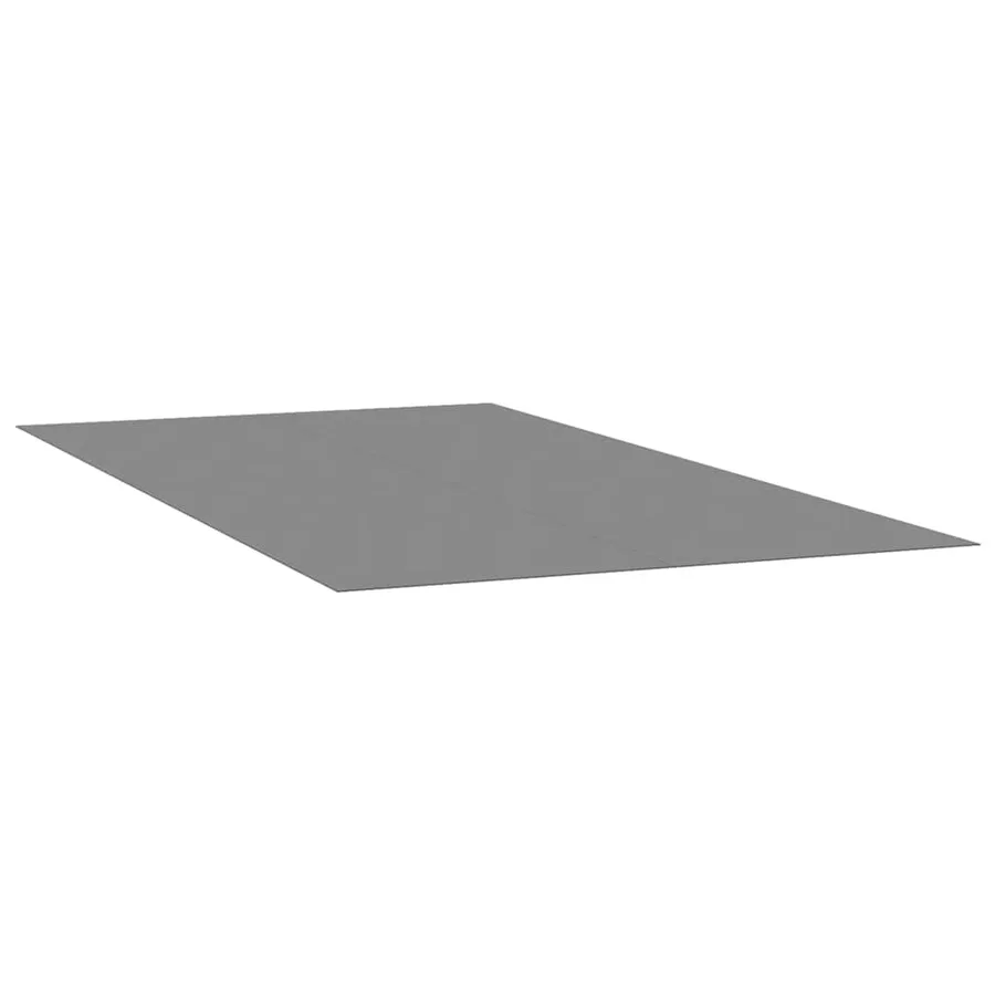 Bâche de piscine gris clair 420x220 cm géotextile polyester - 2