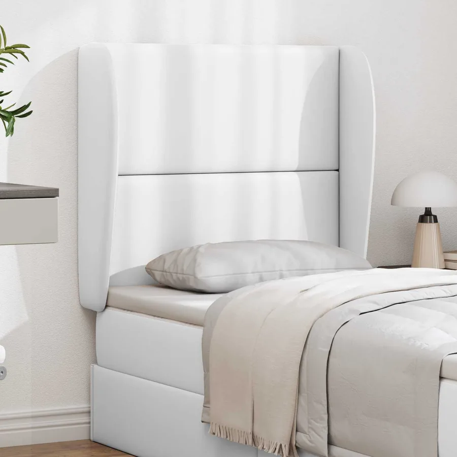 Oreille de tête de lit Blanc 80 x 23 x 6 cm PVC