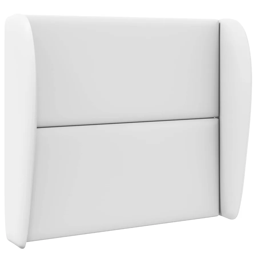 Oreille de tête de lit Blanc 80 x 23 x 6 cm PVC - 3