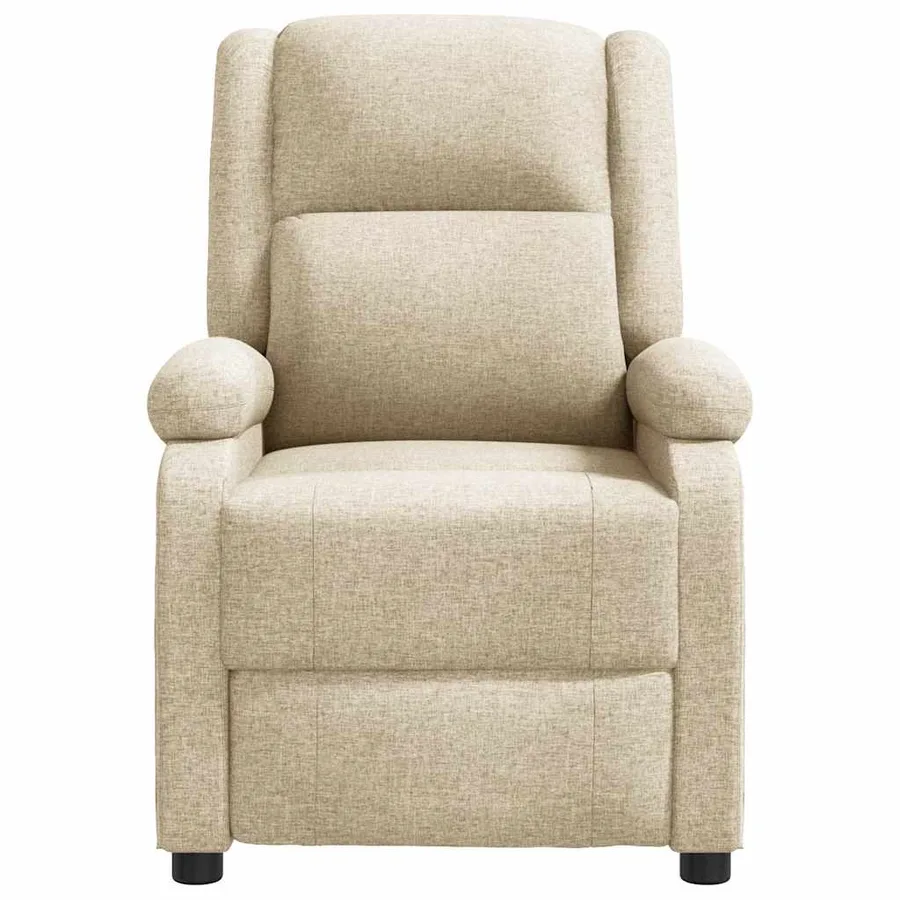 Fauteuil de massage Crème Tissu - 3