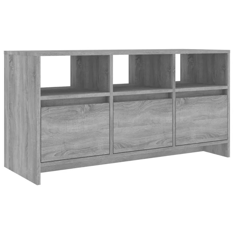 Meuble TV Sonoma gris 102x37,5x52,5 cm Bois d'ingénierie - 2