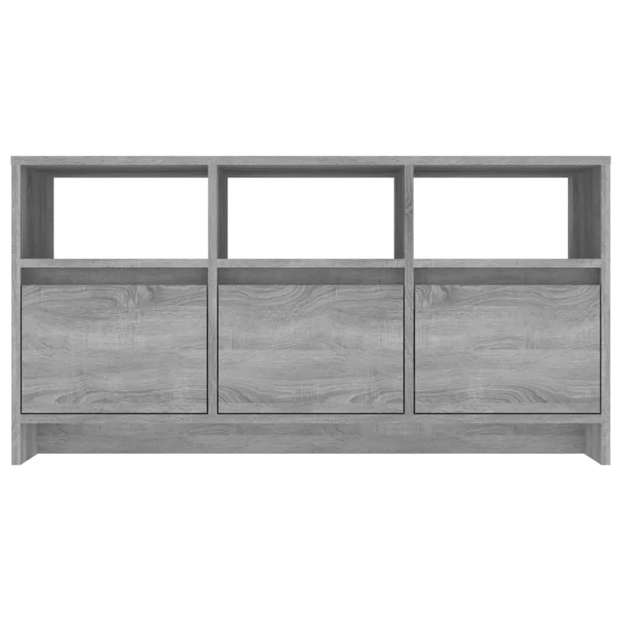 Meuble TV Sonoma gris 102x37,5x52,5 cm Bois d'ingénierie - 6