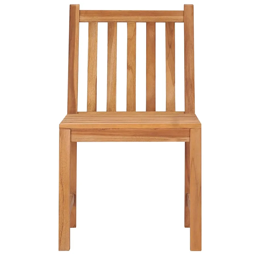 Ensemble de salle à manger de jardin 5 pièces 160 x 80 cm en bois de teck massif - 5