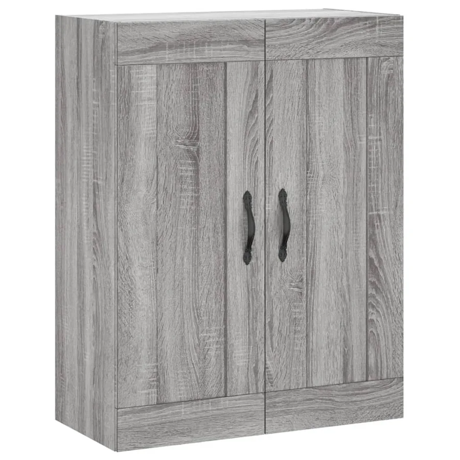 Buffet haut Sonoma gris 69,5x34x180 cm Bois d'ingénierie - 5