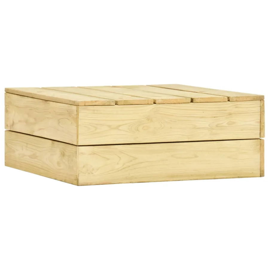 Salon de jardin 4 pcs Bois de pin imprégné - 13