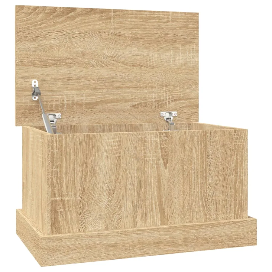 Coffre de rangement Chêne Sonoma 50x30x28 cm Bois d'ingénierie - 2