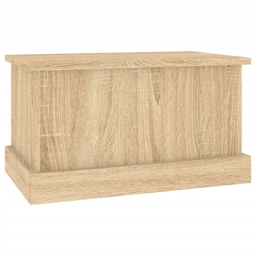 Coffre de rangement Chêne Sonoma 50x30x28 cm Bois d'ingénierie - 4