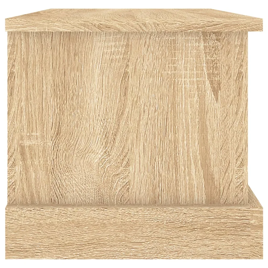 Coffre de rangement Chêne Sonoma 50x30x28 cm Bois d'ingénierie - 6