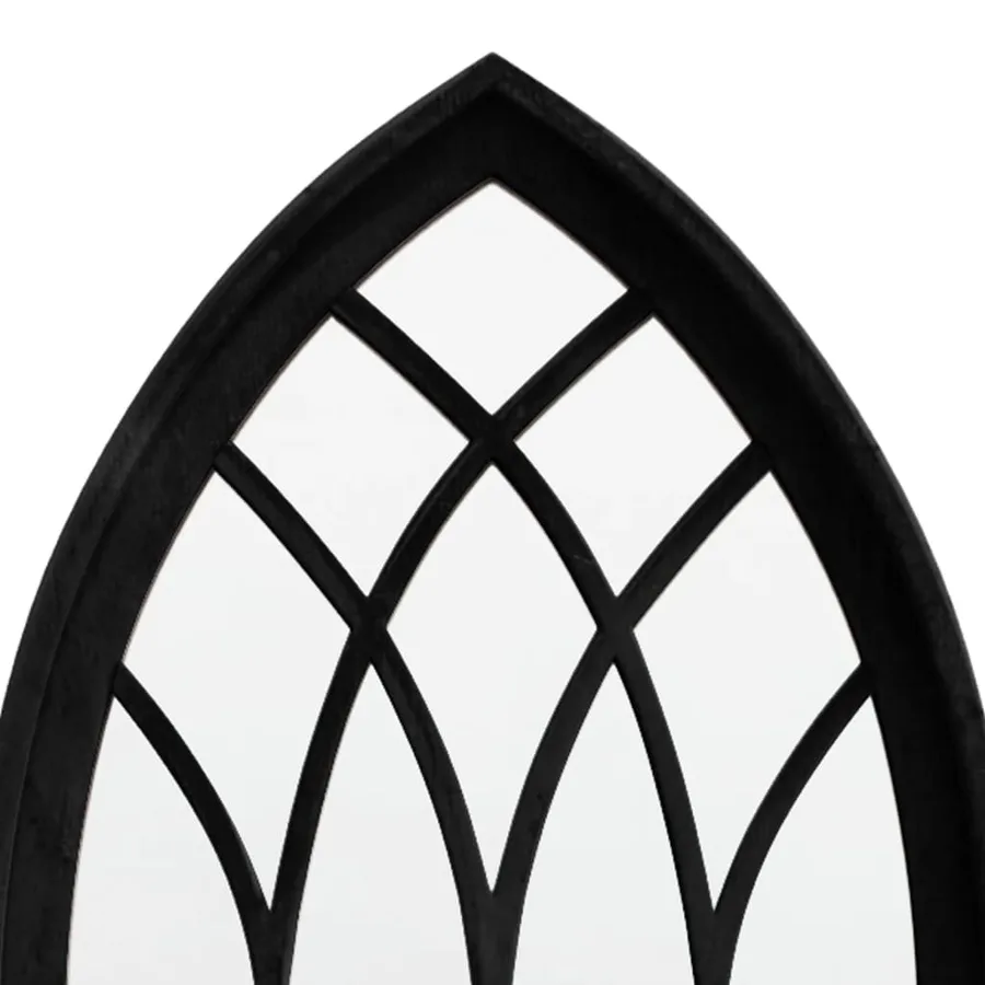 Miroir Noir 70x30 cm Fer pour utilisation à l'intérieur - 5