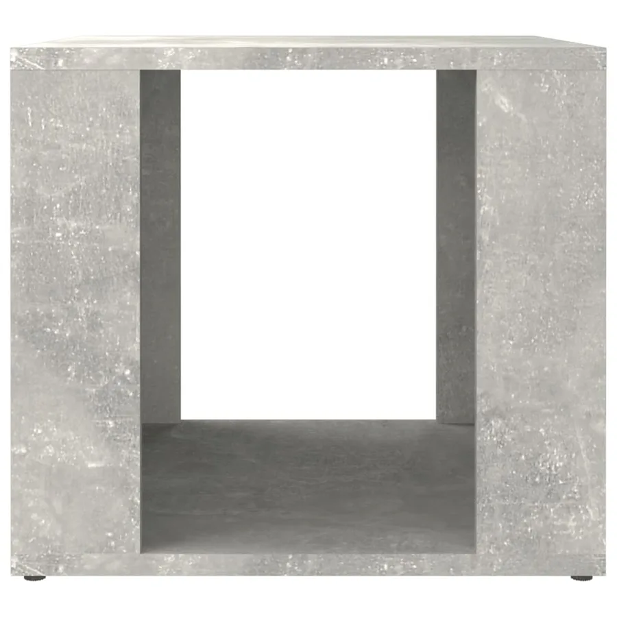 Table de chevet Gris béton 41x40x36 cm Bois d'ingénierie - 5