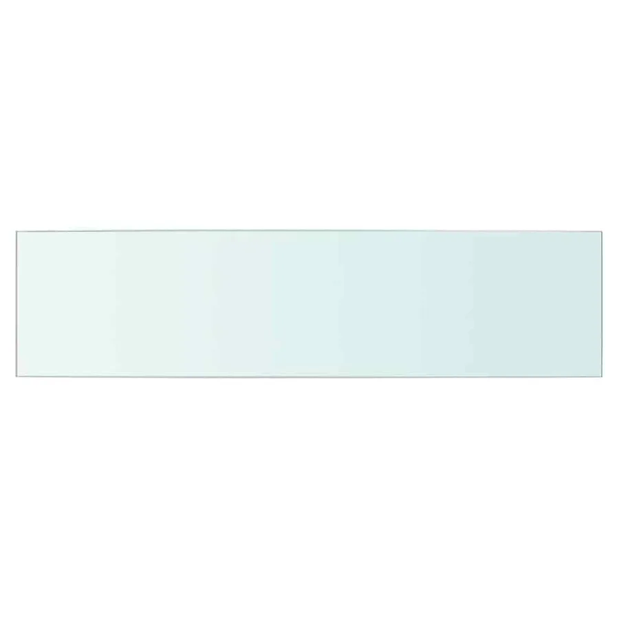 Panneaux d'étagère 2 pcs Verre Transparent 60 x 15 cm - 3