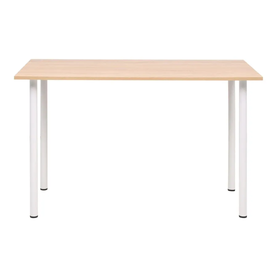 Table à manger 120x60x73 cm Chêne et blanc - 2