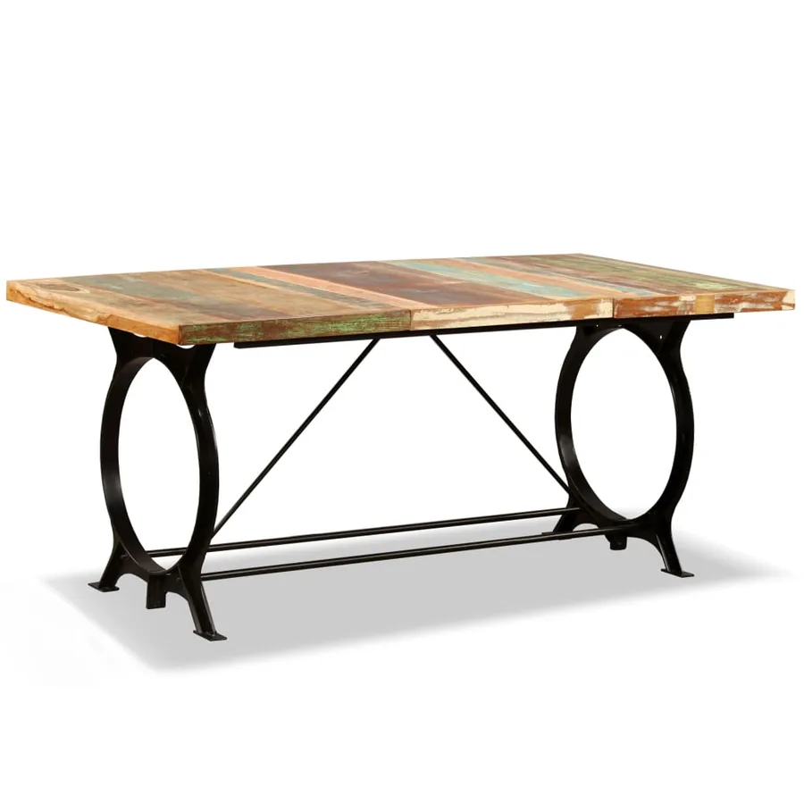 Table à manger Bois de récupération massif 180 cm - 8