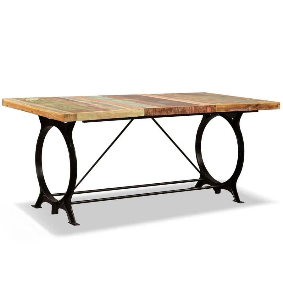 Table à manger Bois de récupération massif 180 cm - 9