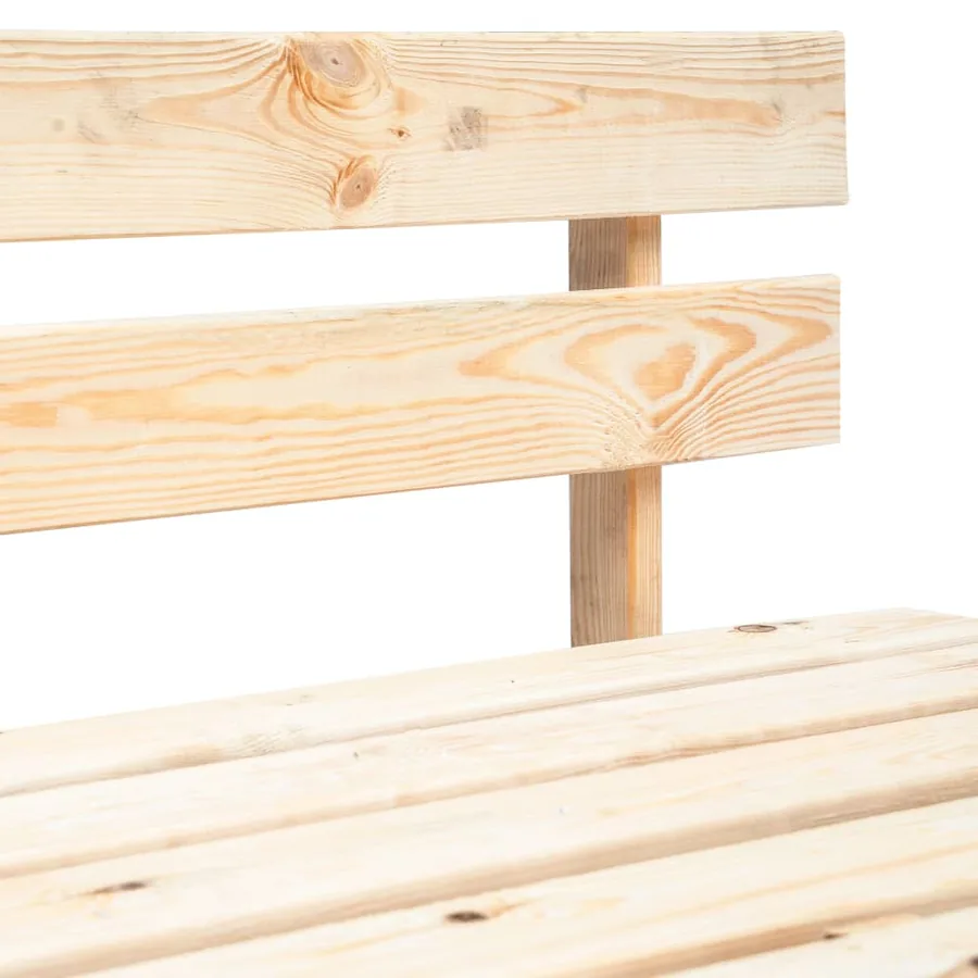 Banc palette de jardin bois - 3