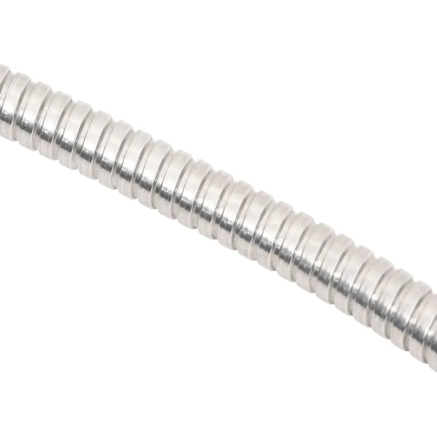 Tuyau d'arrosage buse de pulvérisation argenté 0,6" 7,5 m inox - 4