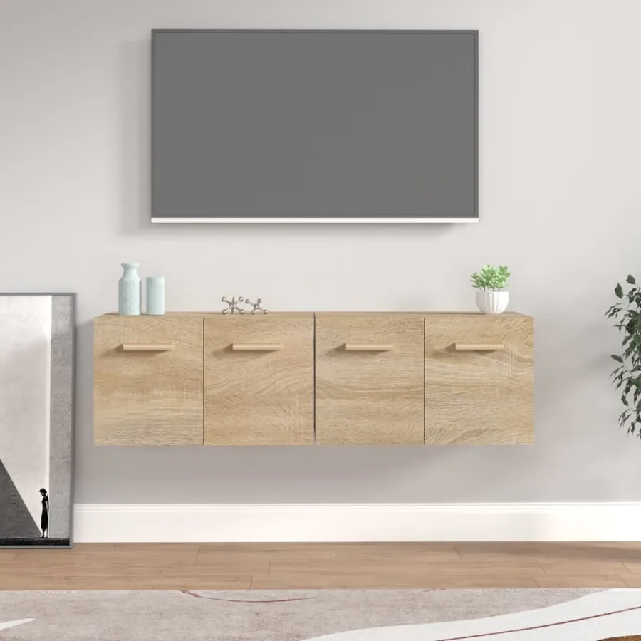 Armoires murales 2 pcs Chêne sonoma 60x36,5x35 cm Bois