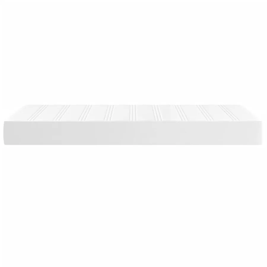 Matelas de lit à ressorts ensachés fermeté moyenne Blanc 100x200x20 cm - 4