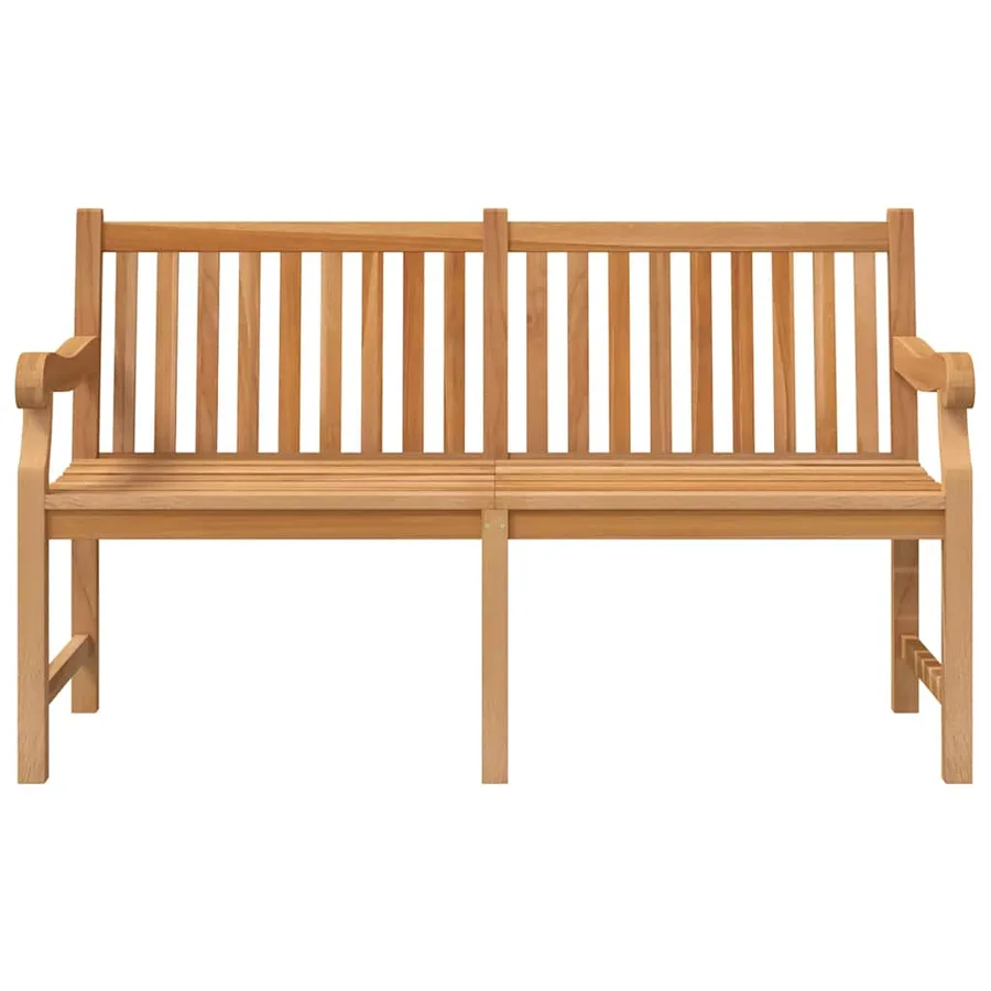 Banc de jardin 150 cm bois de teck massif - 3