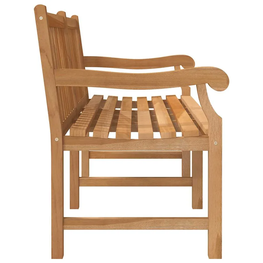 Banc de jardin 150 cm bois de teck massif - 4