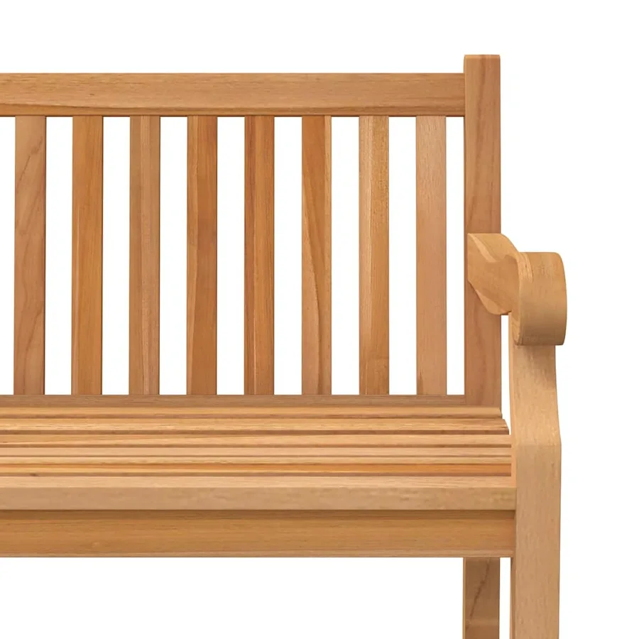Banc de jardin 150 cm bois de teck massif - 6