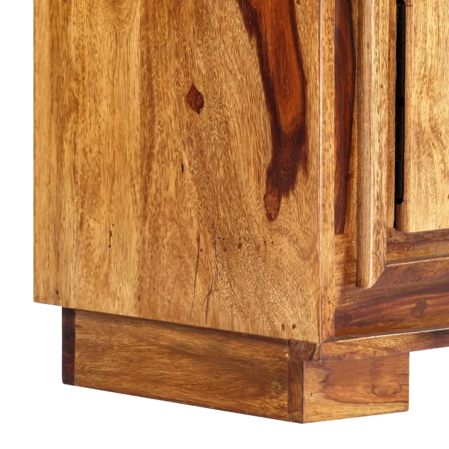 Meuble TV 118x30x40 cm Bois de Sesham massif - 5