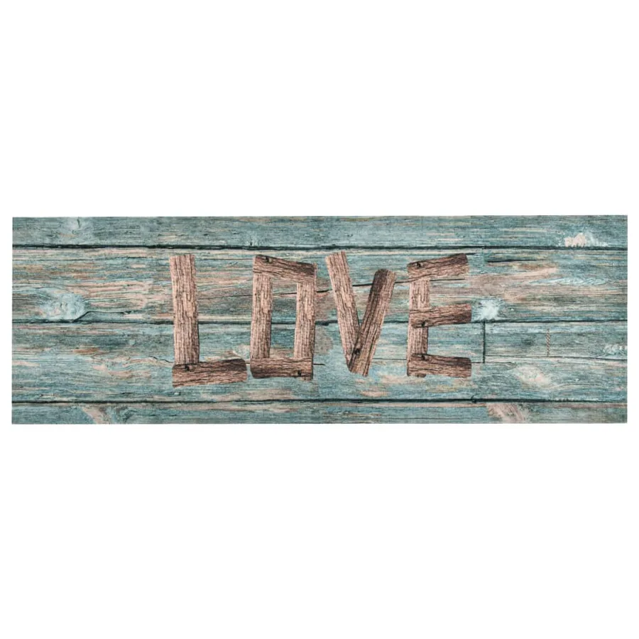 Tapis de sol de cuisine lavable Love 60x180 cm - 2