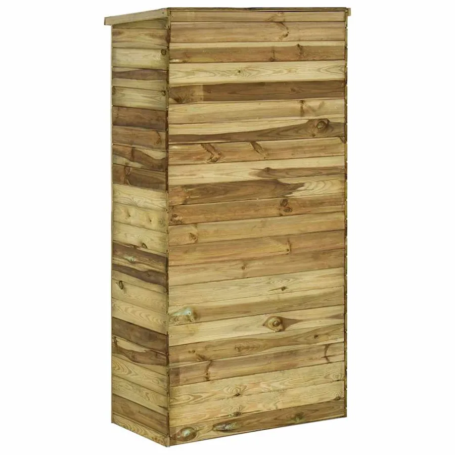 Abri à outils pour jardin Pin 85x48x177 cm - 4