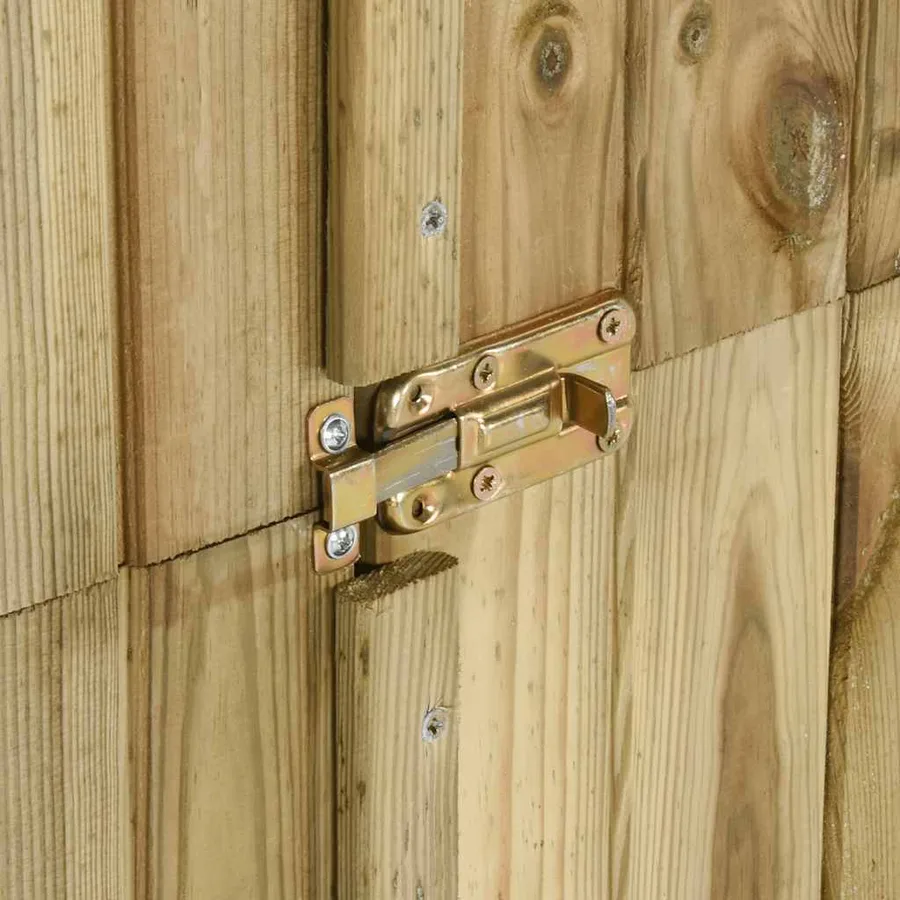 Abri à outils pour jardin Pin 85x48x177 cm - 5