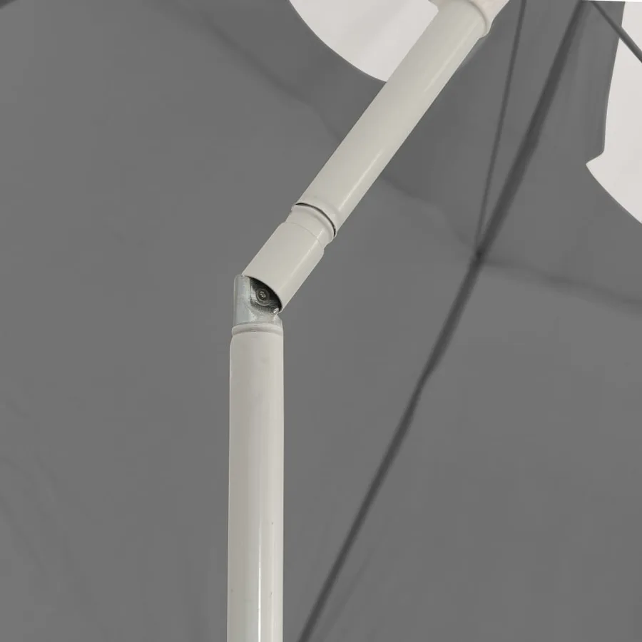 Parasol de plage anthracite 300 cm - 6
