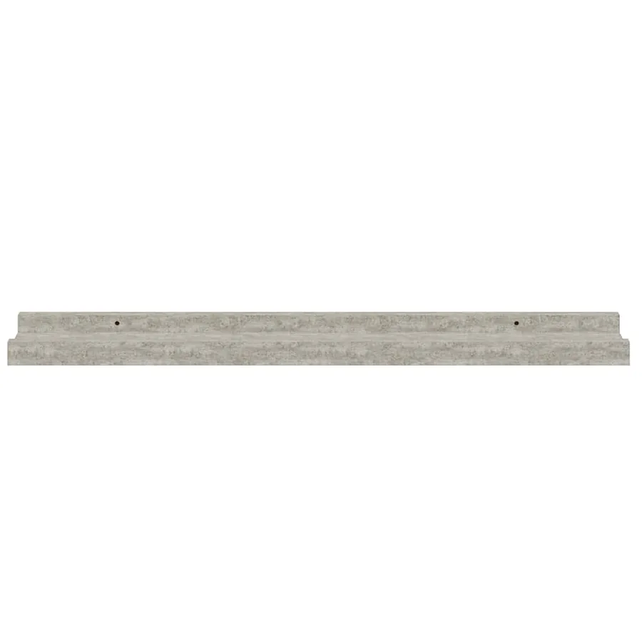 Étagères murales 4 pcs Gris béton 60x9x3 cm - 6