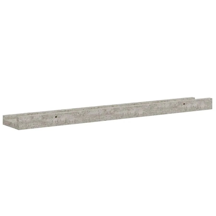 Étagères murales 4 pcs Gris béton 60x9x3 cm - 8
