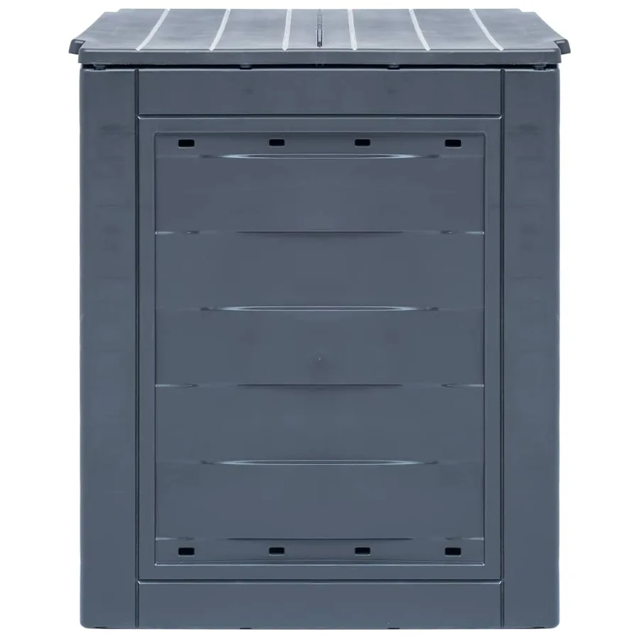 Bac à compost de jardin Gris 60x60x73 cm 260 L - 3