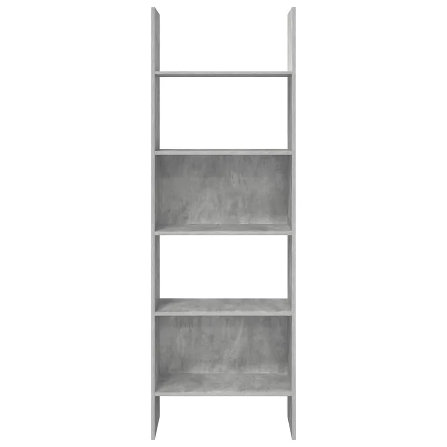 Bibliothèque Gris béton 60x35x180 cm Bois d’ingénierie - 5